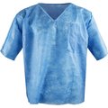 Ironwear Disposable VNeck Scrub Top Blue3XLarge 5300-B-3XL